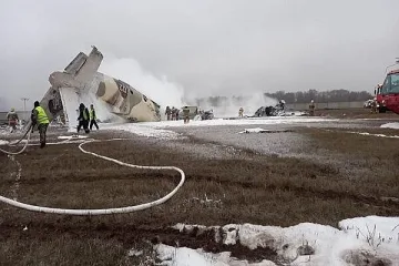 Нов ужас. Самолет се разби при кацане в Алмати