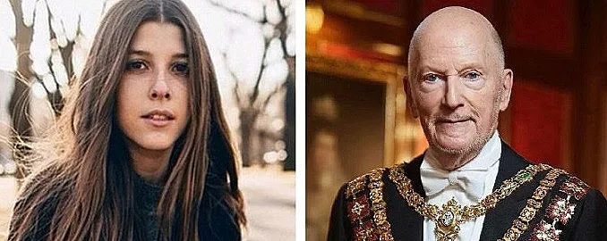 Внучката на Симеон пее в прозрачна рокля