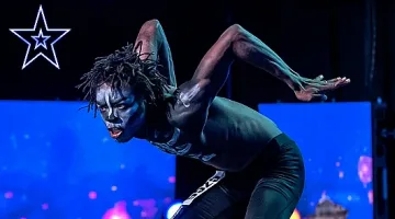 Електрически човек и момче без кости в "Талантите"