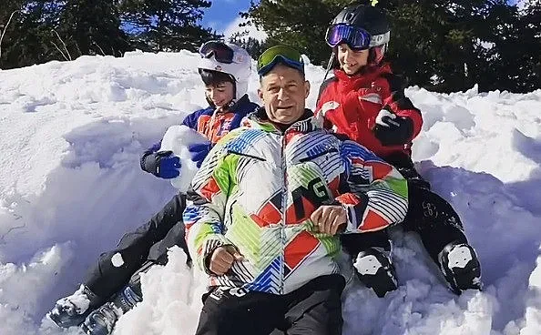 Камен Во и синът на Милен карат ски на Боровец