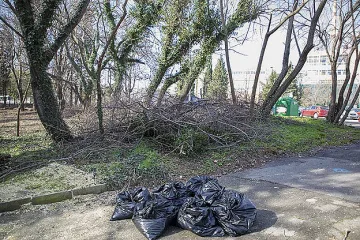 Почистват старозагорския парк „Загорка“
