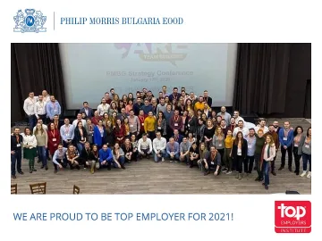 Филип Морис България е отличена като най-добър работодател