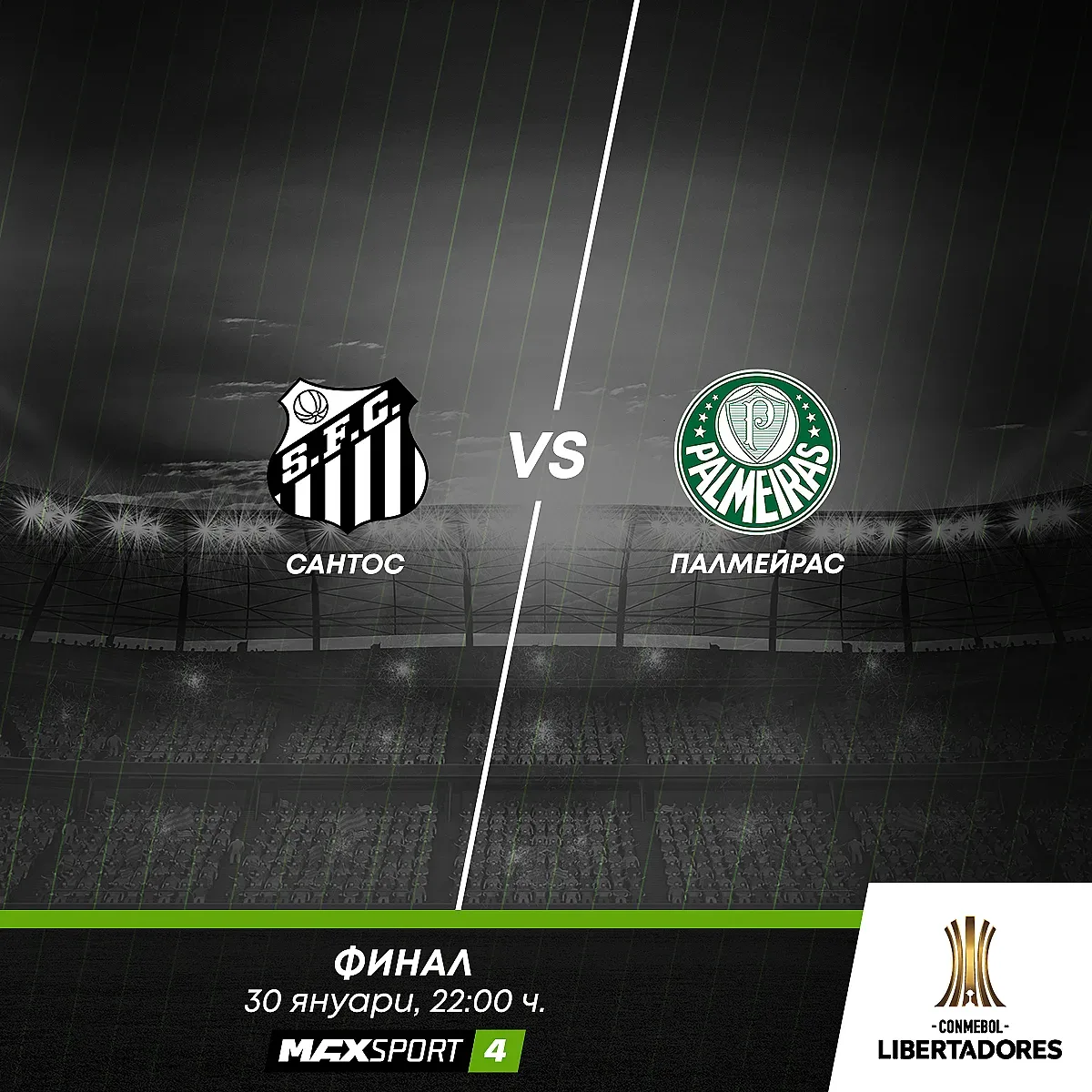 Финалът за Копа Либертадорес пряко по MAX sport 4