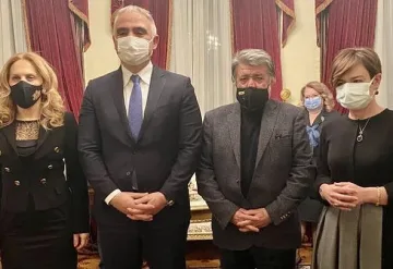 Вежди Рашидов на вечеря с турския министър на културата