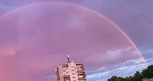 След бурята! Изумителна гледка в наш град