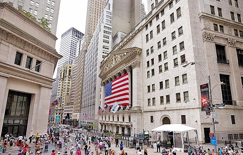 Скок на борсите на Уолстрийт