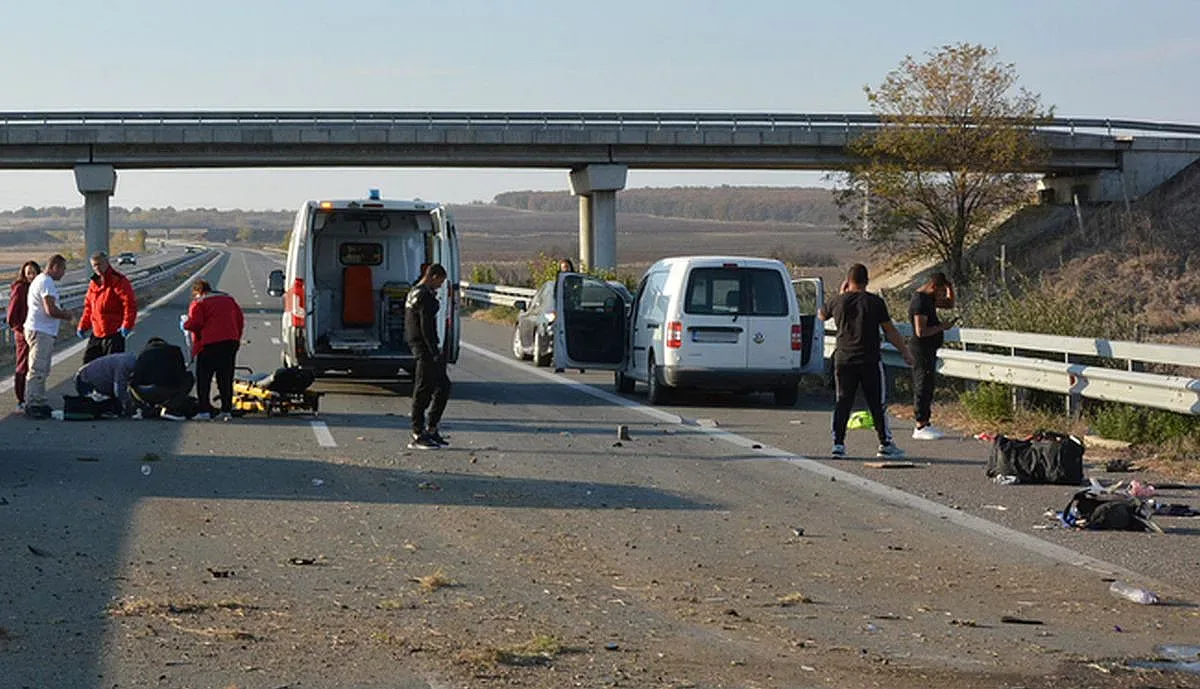 Смъртоносна трагедия на магистрала Тракия!