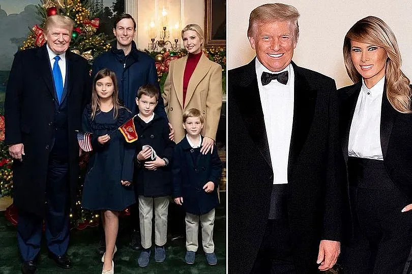 Щерката на Тръмп пусна семейна снимка без Мелания