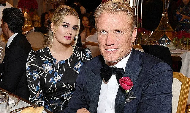 Долф Лундгрен се задоми с младото си гадже