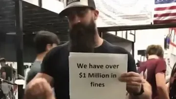 Рекорд: 1 милион USD за неспазване на мерки