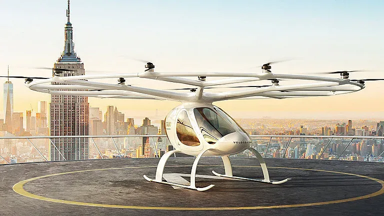 Къде тръгва първото летящо такси