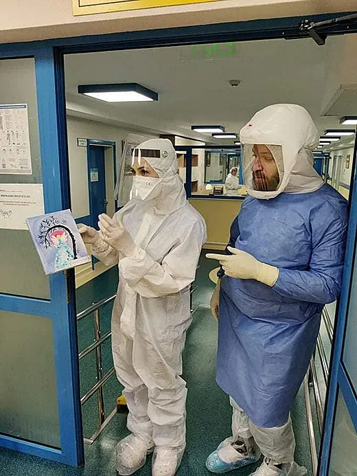 Детска градина „Светлина“ подкрепя медиците в борбата с COVID-19