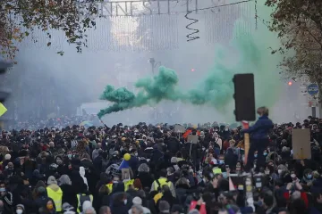 Протести срещу забраната за снимане на полицаи