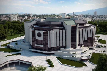 Панаирът на книгата с шатри пред НДК