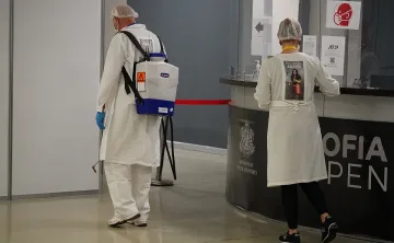 Повече от тон дезинфектанти за Sofia Open