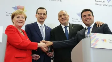 Борисов 40 мин. на видео с Меркел заради Македония