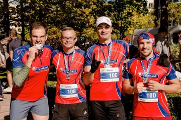 Масово участие в Postbank Business Run 2020