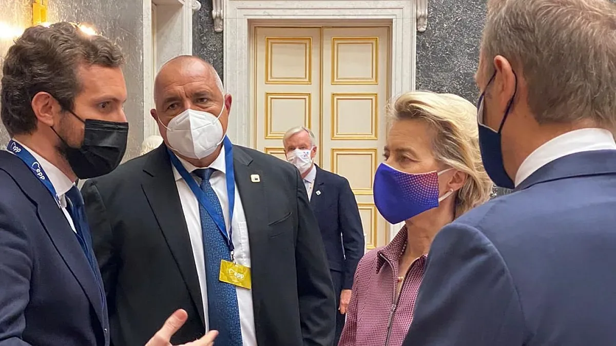 След среща с Борисов Урсула излезе в изолация