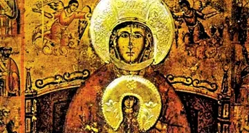 Викащата Богородица пази пътя за Арбанаси