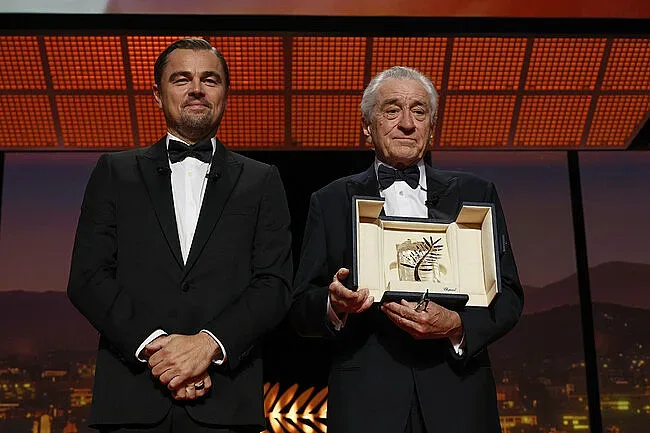 Лео Ди Каприо зарадва Робърт де Ниро в Кан