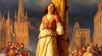 Жа­на д'Арк - пас­тир­ка или обу­чен пъл­ко­во­дец