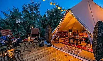 Най-новата почивка - глемпинг