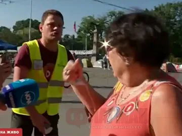 Човек на Иванчева в екшън с баба на Орлов мост