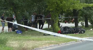 Мотоциклетист се преби насред Велико Търново