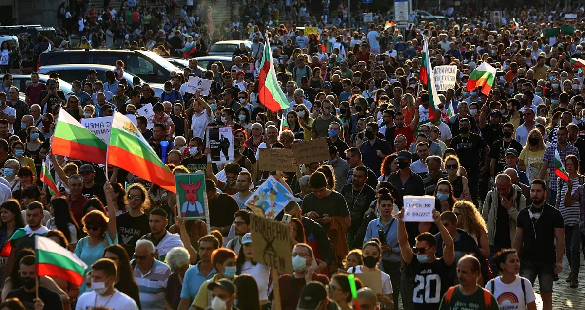 Дете на прехода пя на протеста