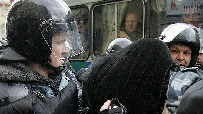 130 арестувани на протест в Москва