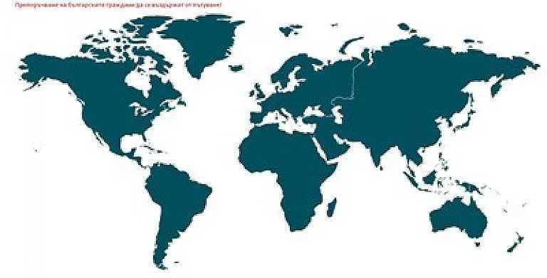 Пуснаха карта на света заради коронавируса