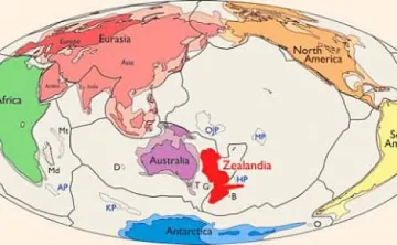 Направиха карти на потъналия континент