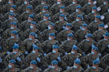 Руската армия пак репетира Парад на победата