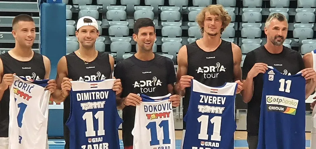 Гришо и Джокович играха и баскетбол