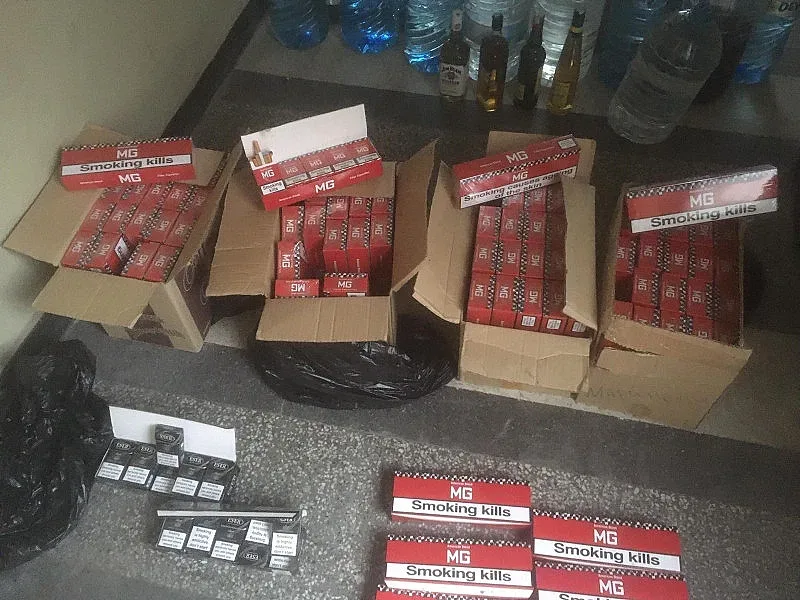 Полицаи заловиха голямо количество стоки без акциз
