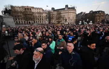 И Лондон се надигна заради убийството в Америка