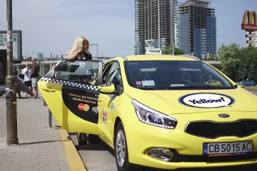 Шофьор и пътници разделени в такситата в София
