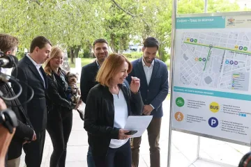 Велоалеи и нова бус лента по Патриарха в София