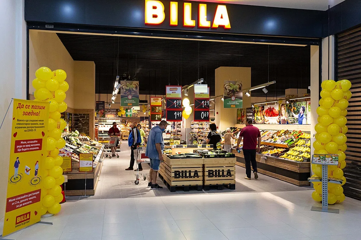 BILLA отвори първи магазин с каси за самообслужване