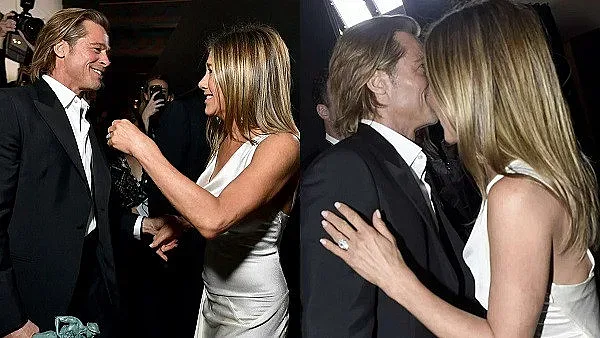 Дженифър Анистън с пръстен от Брад Пит