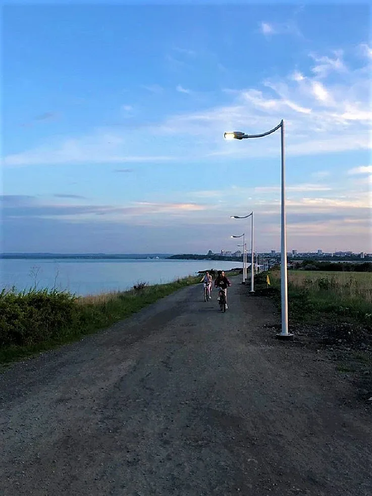 Осветиха продължението на велоалеята до „Сарафово“