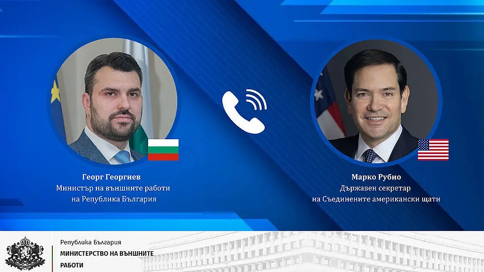 Георг Георгиев се чу с Марко Рубио. Какво обсъдиха