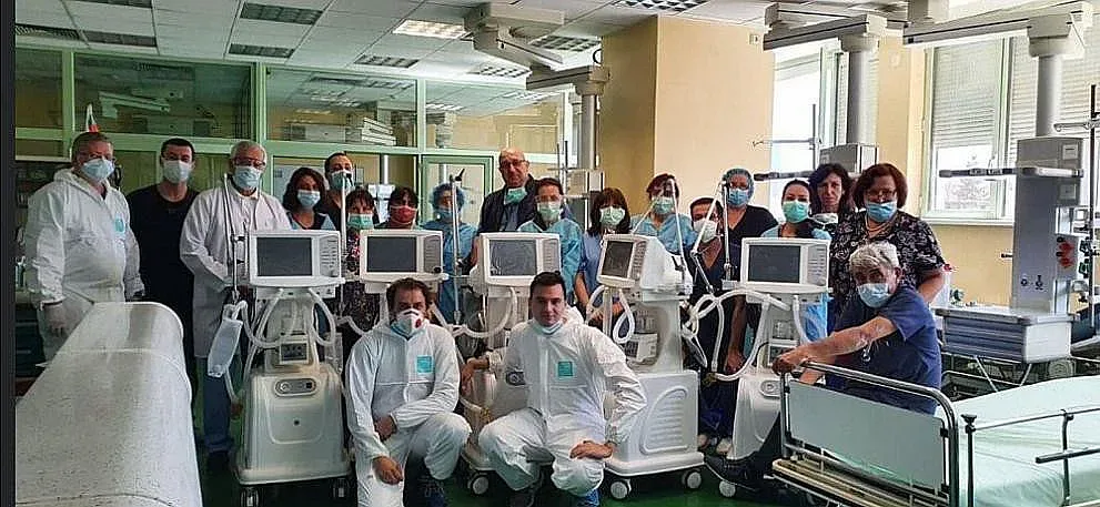 Нови респиратори за ВМА от дарител №1