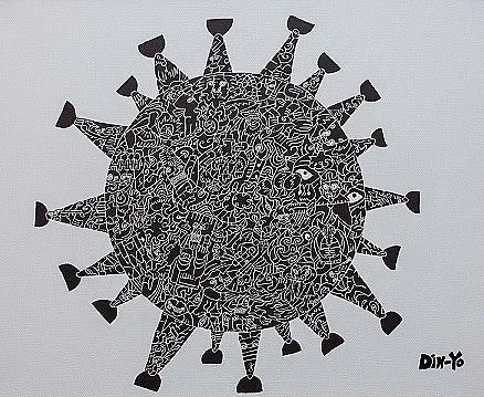 Рапарът Din-Yo нарисува коронавируса