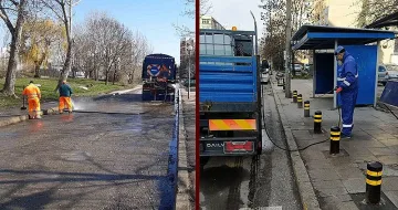 Масовата дезинфекция продължава в София