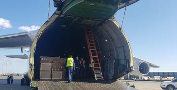 Руската помощ за САЩ пристигна в Ню Йорк