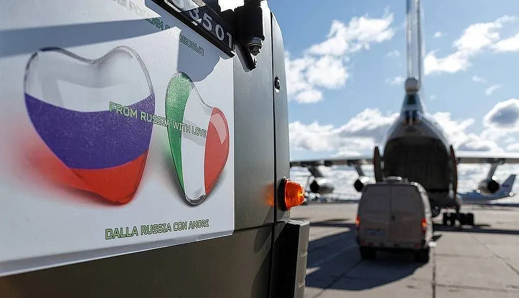 Италианците се оплакват от негодна руска помощ