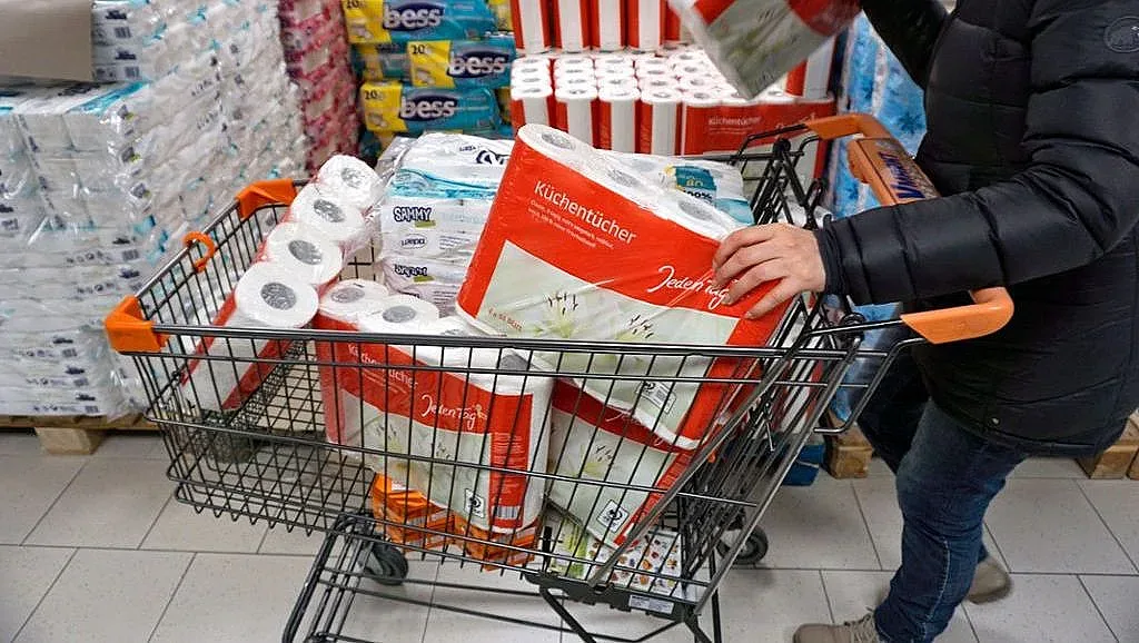 Бой за тоалетна хартия в Германия