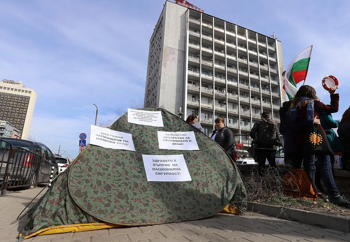 Без прошка: Медсестрите на безсрочен протест