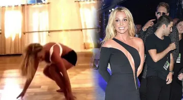 Танц на Бритни Спиърс завърши със счупен крак